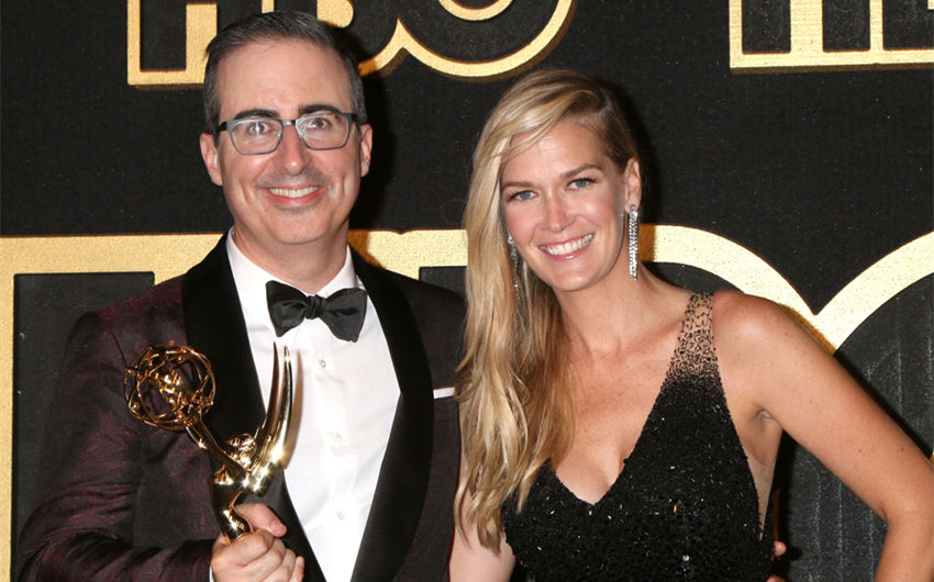 who is john oliver's wife